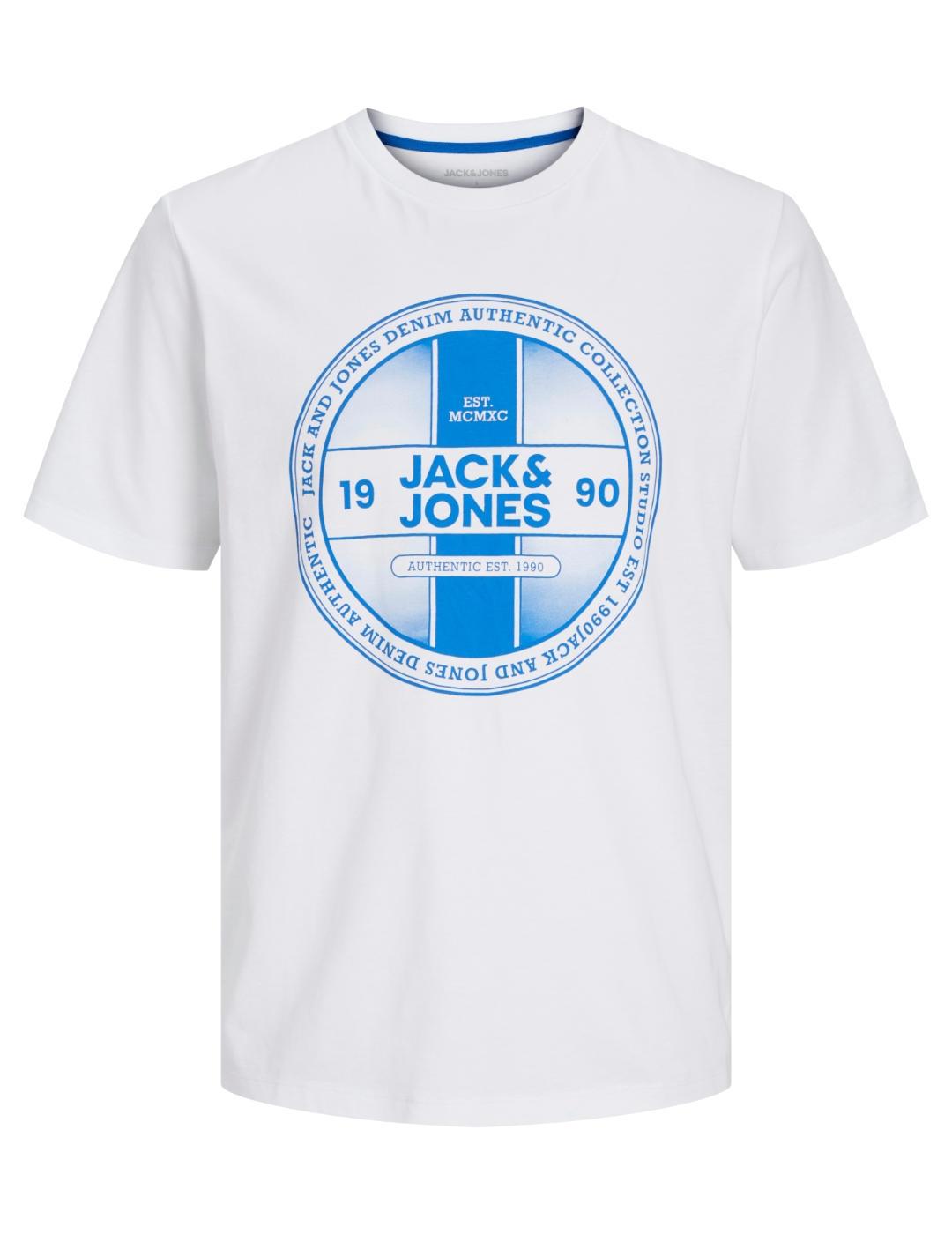 Camiseta Jack&Jones Rio blanco manga corta para hombre