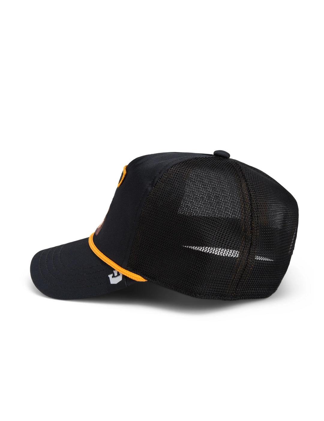 Gorra Goorin Bros León color negro y mostaza  unisex