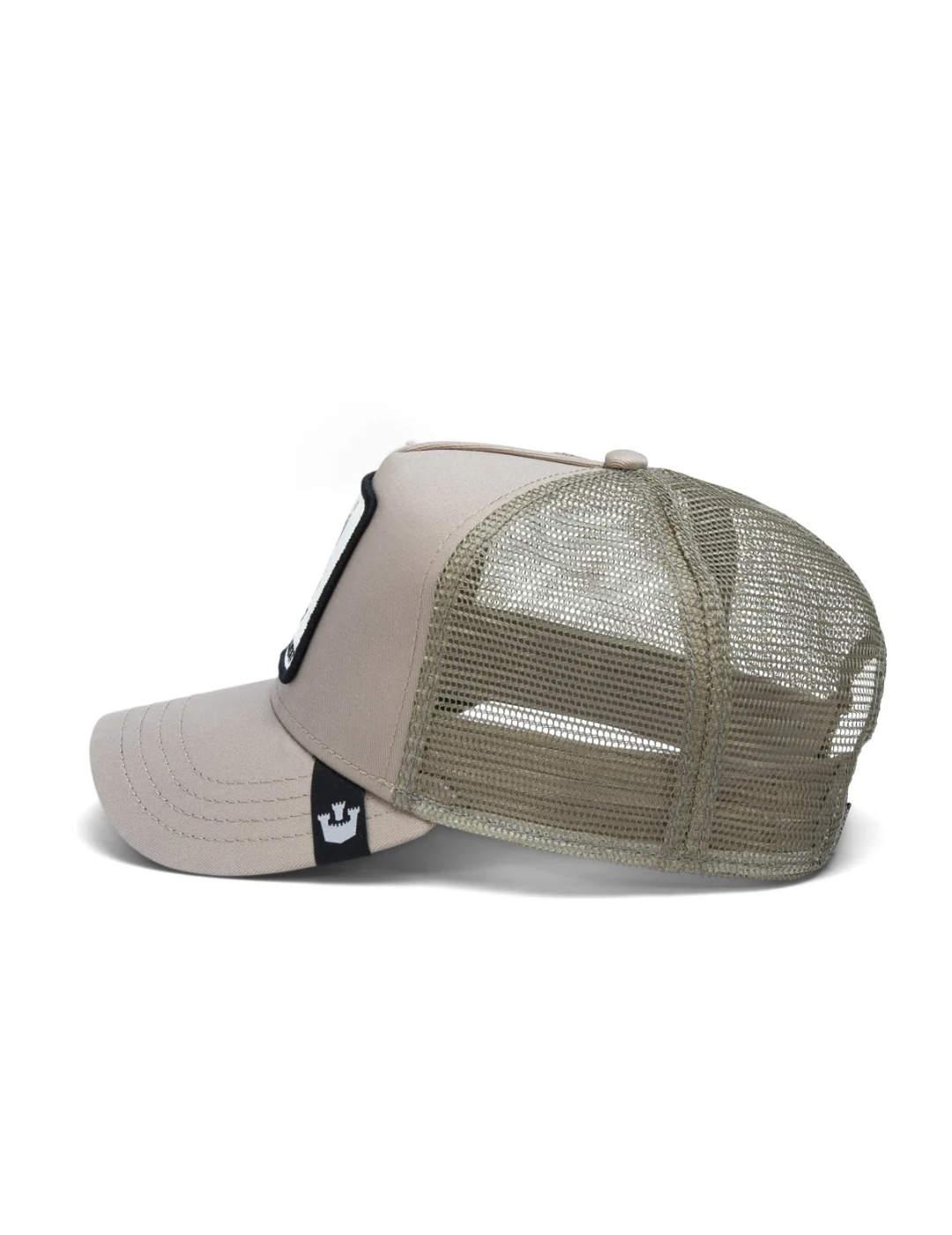 Gorra Goorin Bros Coyote crema estilo trucker unisex