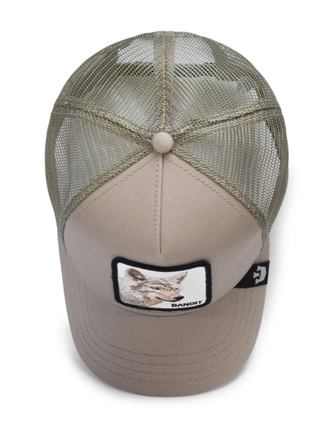 Gorra Goorin Bros Coyote crema estilo trucker unisex