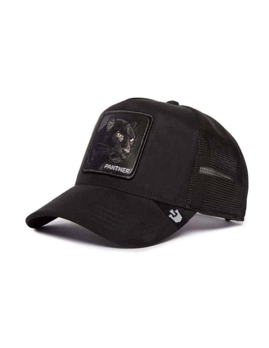 Gorra Goorin Bros terciopelo pantera negra trucker unisex