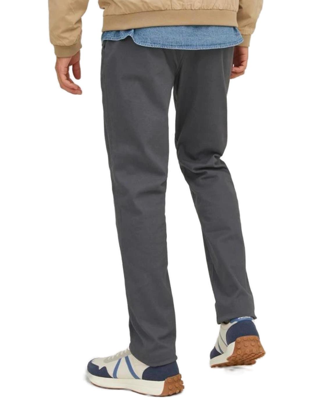 Pantalón chino Jack&Jones Marco gris oscuro para hombre