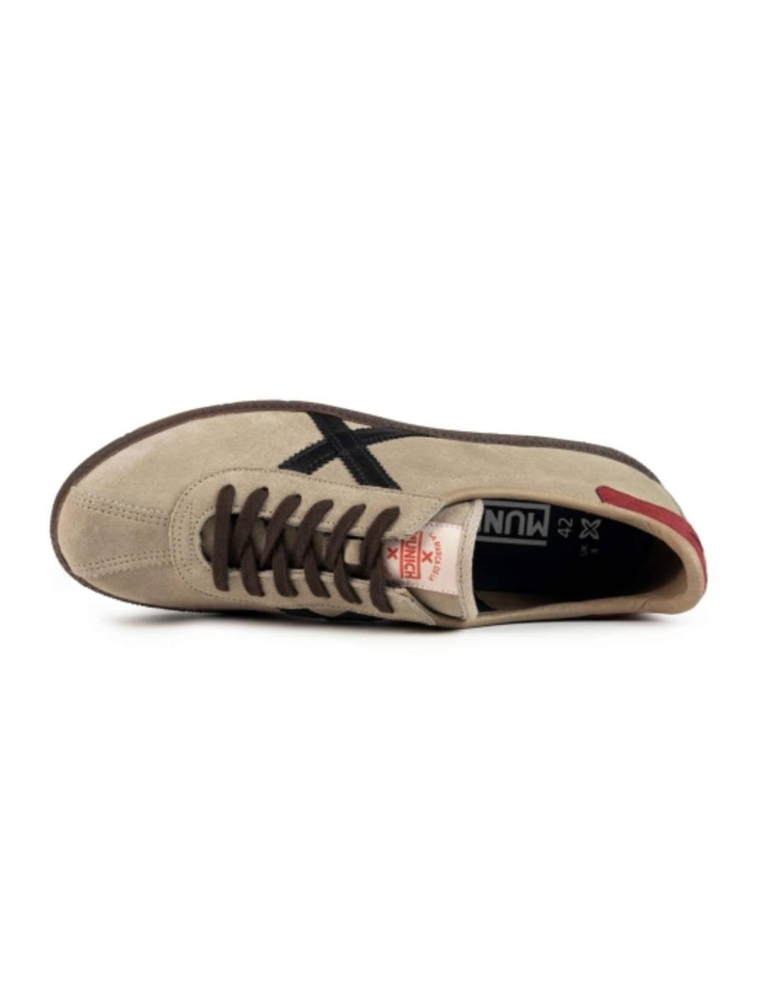 Zapatillas deportivas Munich Barru 152 beige para hombre