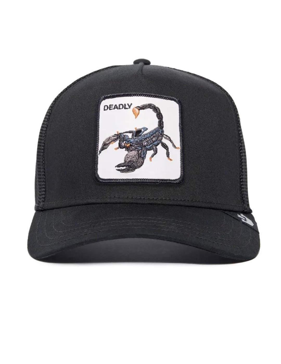 Gorra Goorin Bros The Deadliest Scorpion negra para hombre