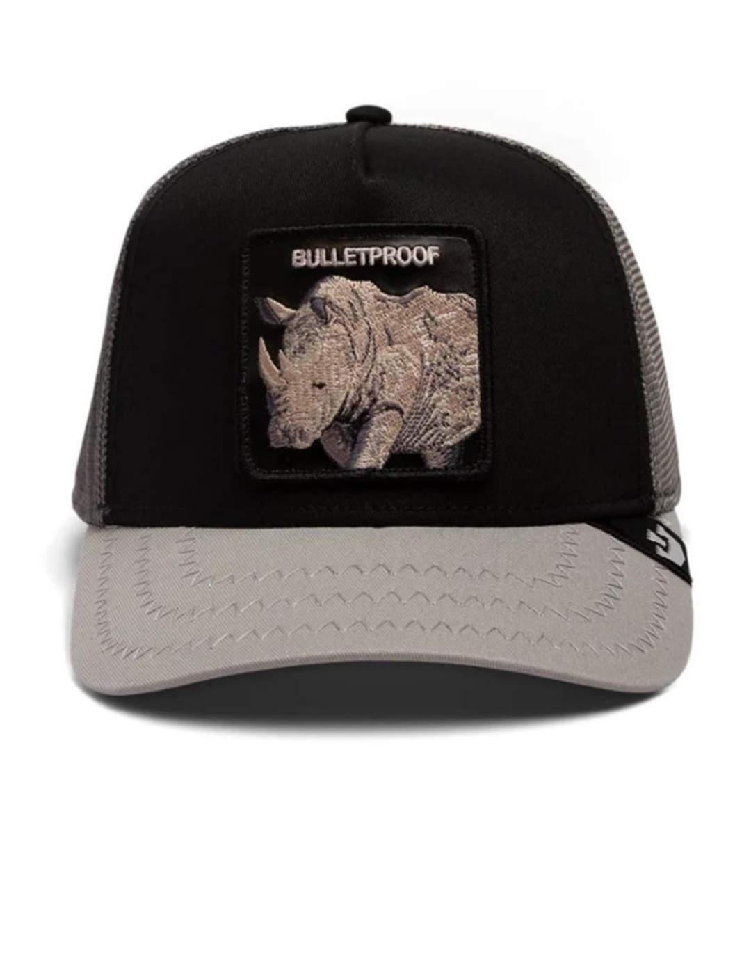 Gorra Goorin Bross the bulletproof negra y beige unisex