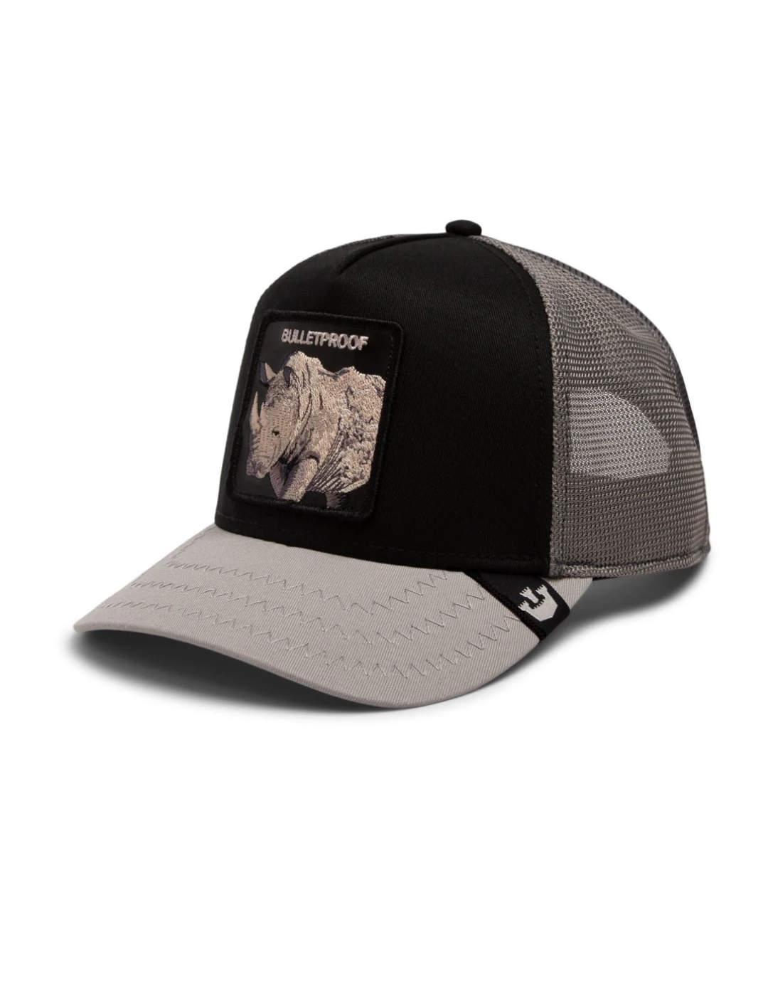 Gorra Goorin Bross the bulletproof negra y beige unisex