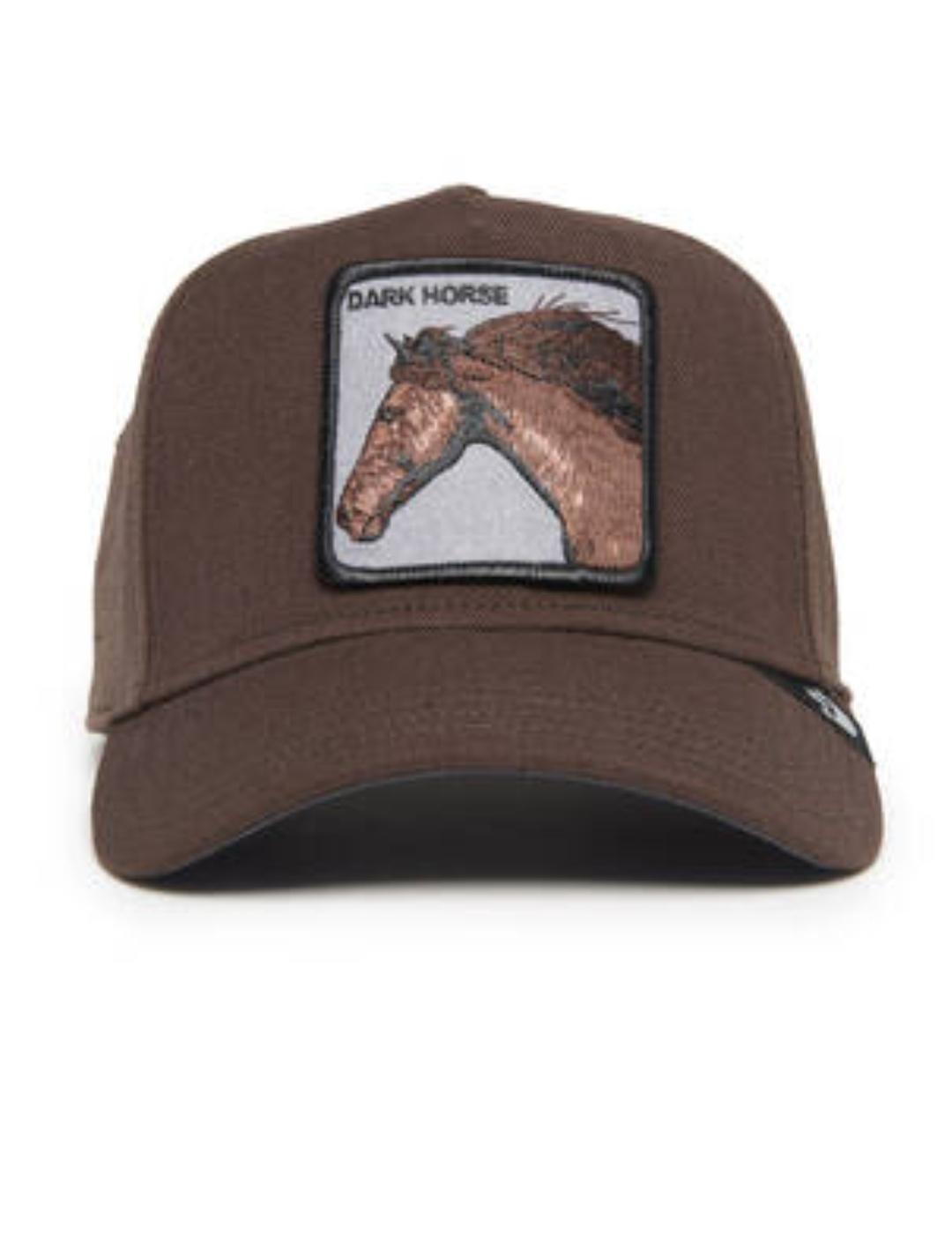 Gorra Goorin Bros Caballo marrón oscuro trucker unisex