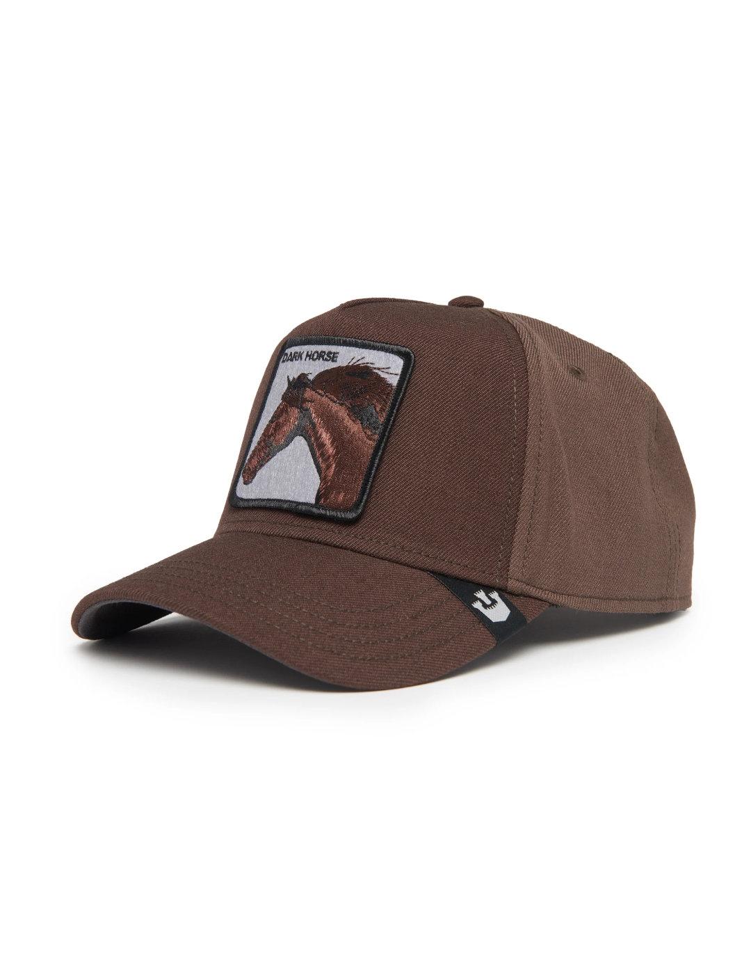 Gorra Goorin Bros Caballo marrón oscuro trucker unisex