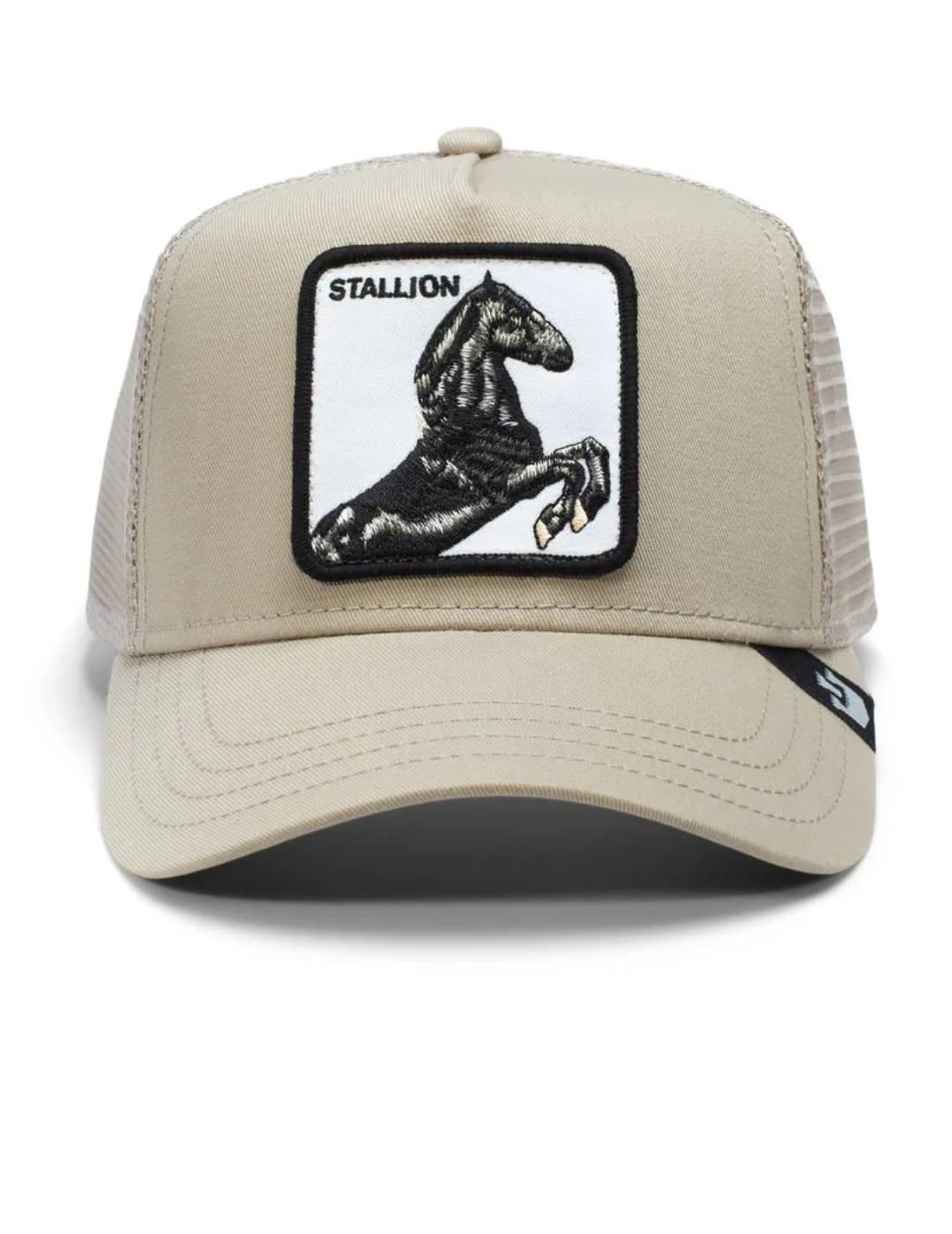 Gorra Goorin Bros Caballo beige trucker unisex