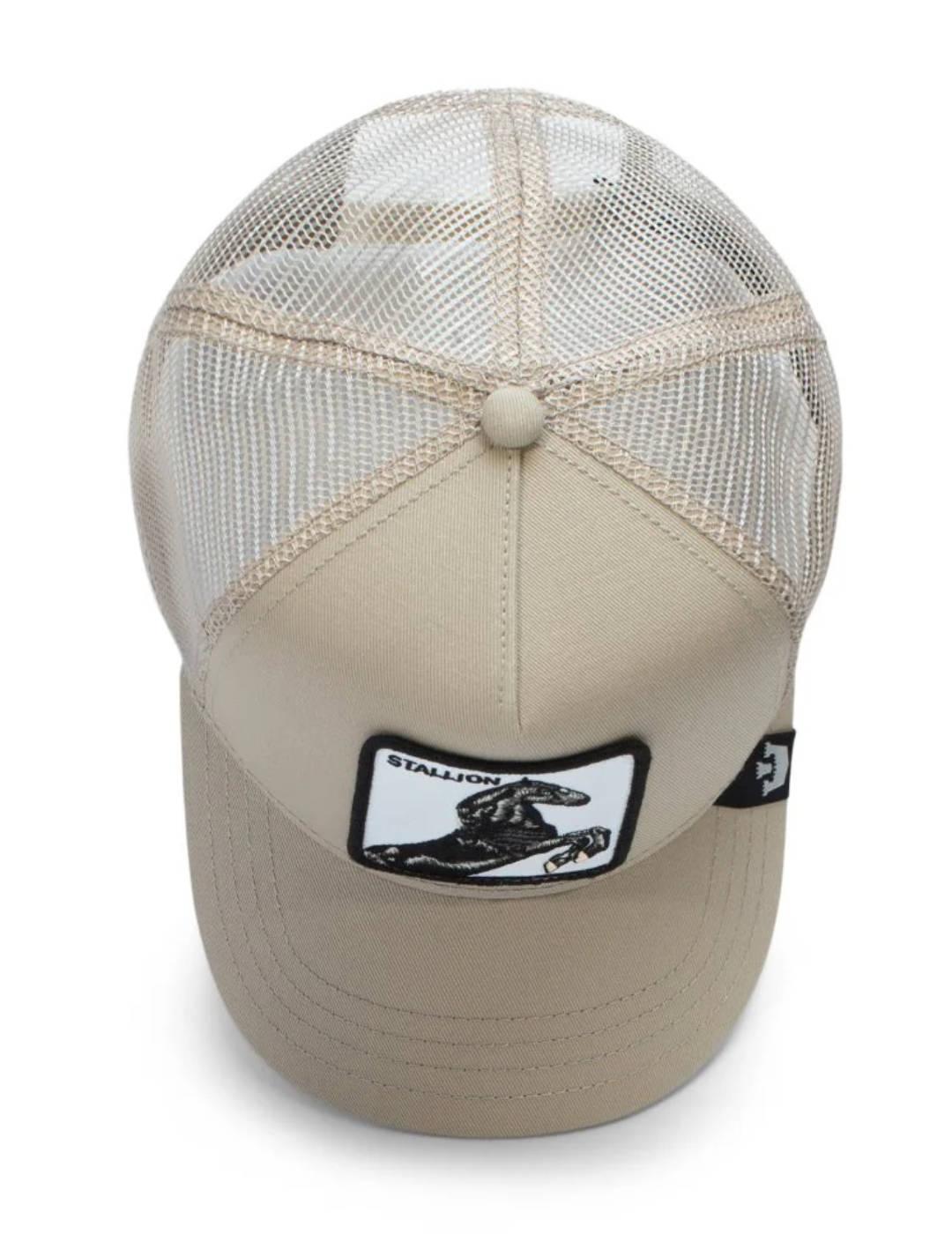 Gorra Goorin Bros Caballo beige trucker unisex