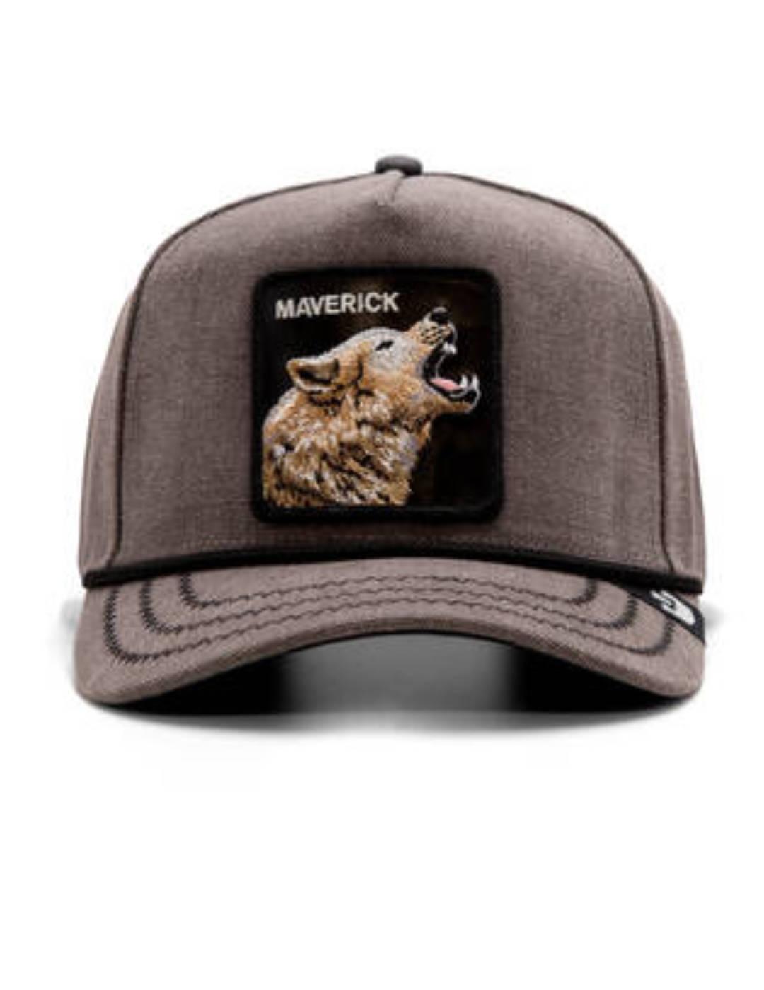 Gorra Goorin Bros Maverick tejana gris y negro lobo unisex