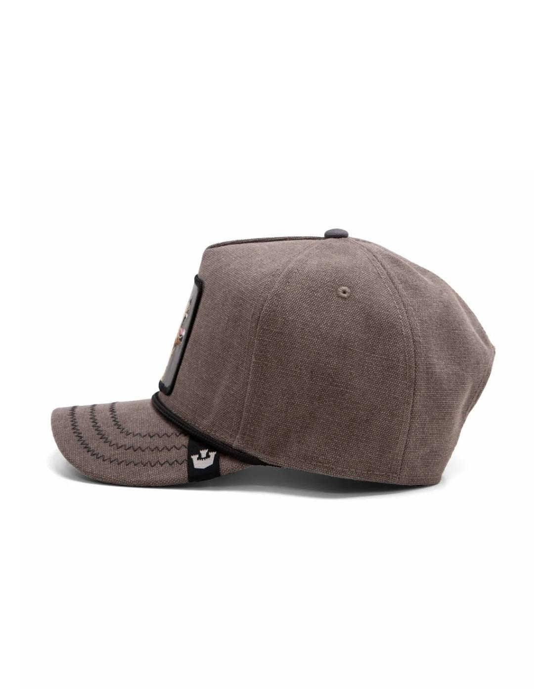 Gorra Goorin Bros Maverick tejana gris y negro lobo unisex