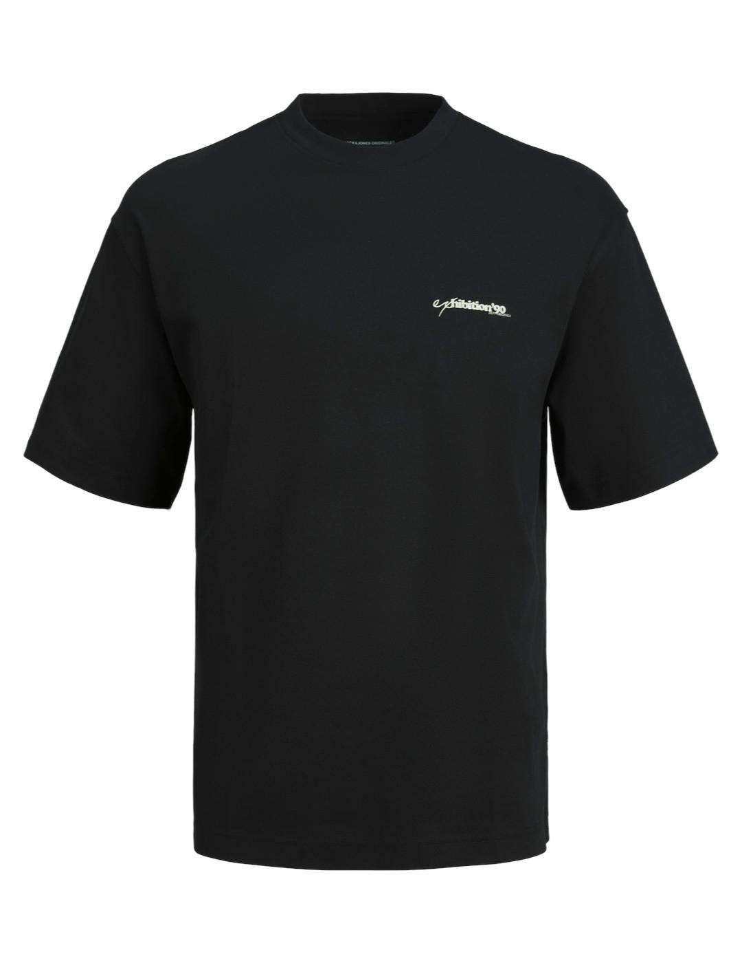 Camiseta Jack&Jones Point negro manga corta para hombre