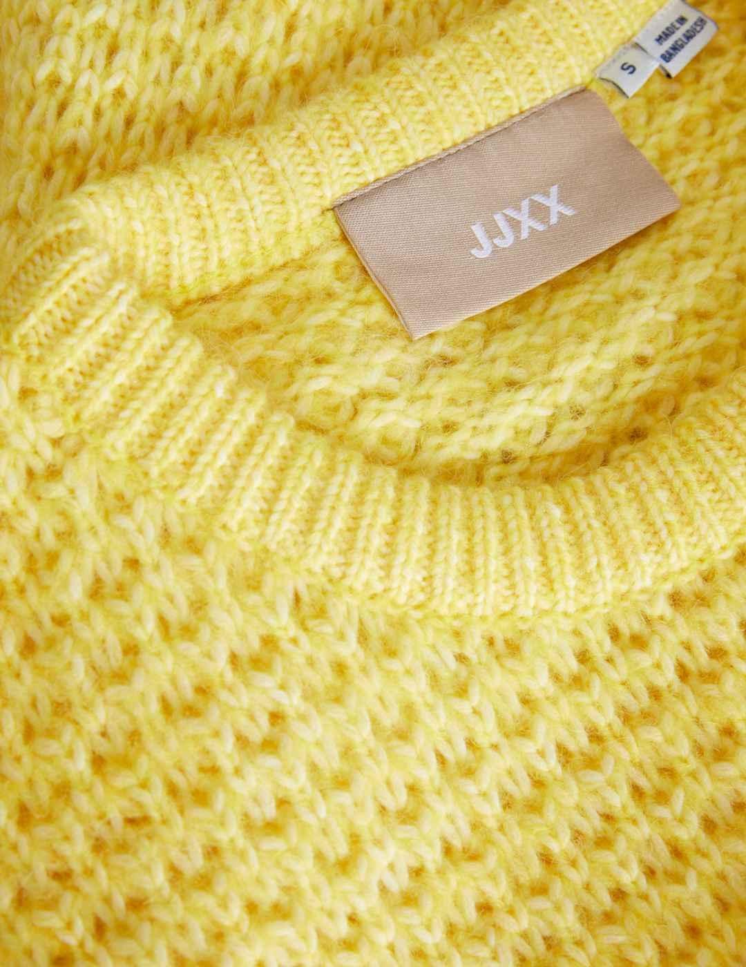 Jersey JJXX Milly amarillo de punto regular para mujer