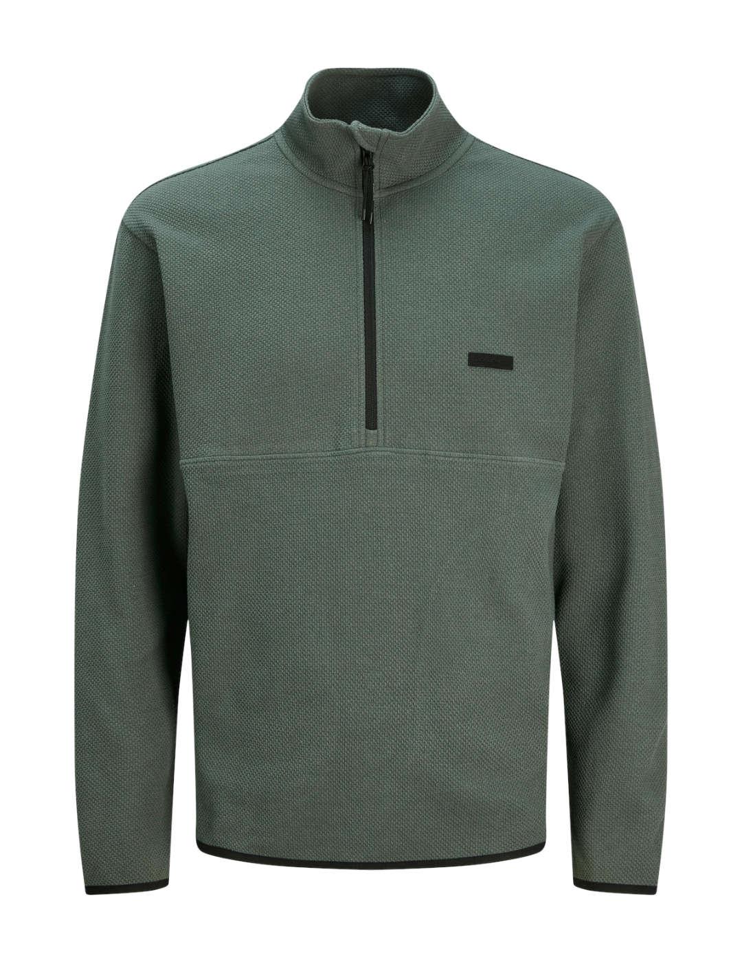 Sudadera Jack&Jones Charkie verde sin capucha para hombre