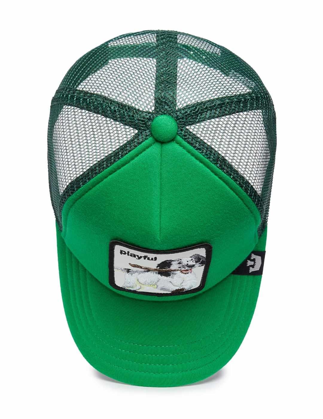 Gorra Goorin Bros Playful perro verde chillón para hombre