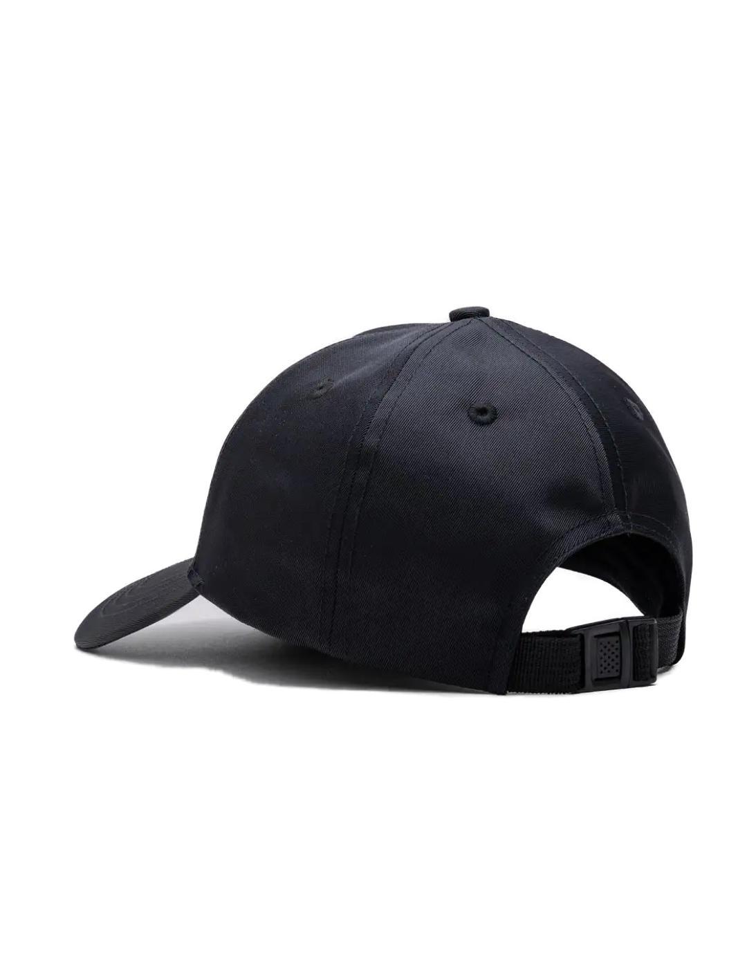 Gorra Replay negro letras blancas de sarga para hombre