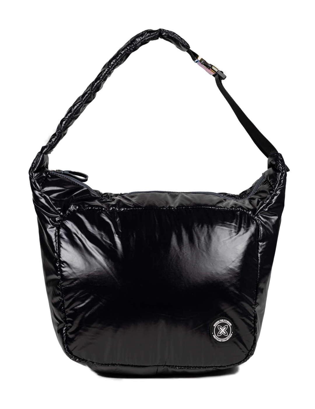 Bolso Munich Gloss Recycled negro brillante unisex