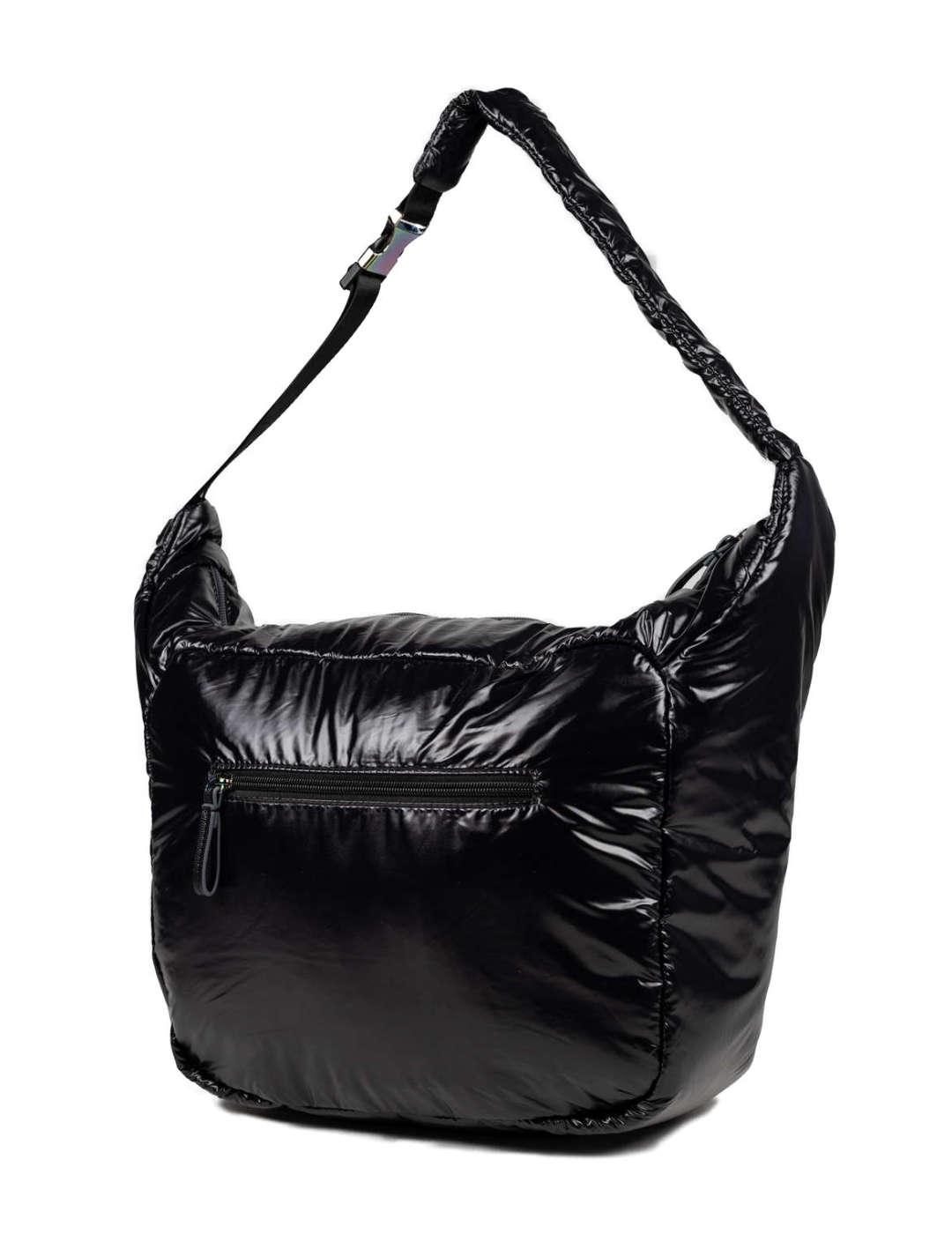 Bolso Munich Gloss Recycled negro brillante unisex