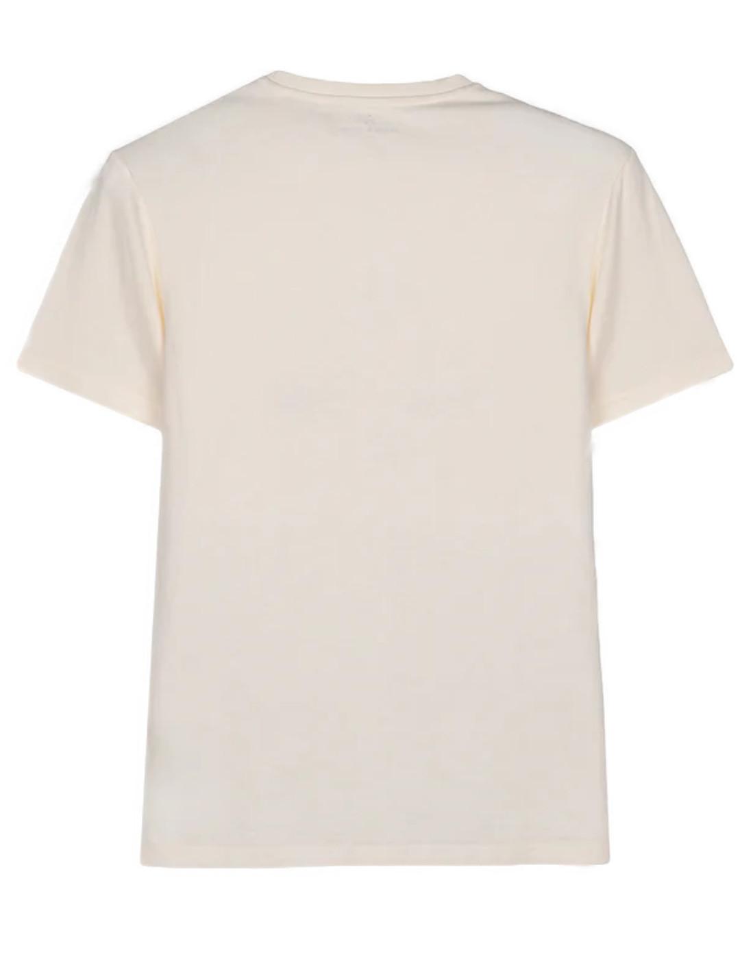 Camiseta Harper Lux Equine crema manga corta para hombre