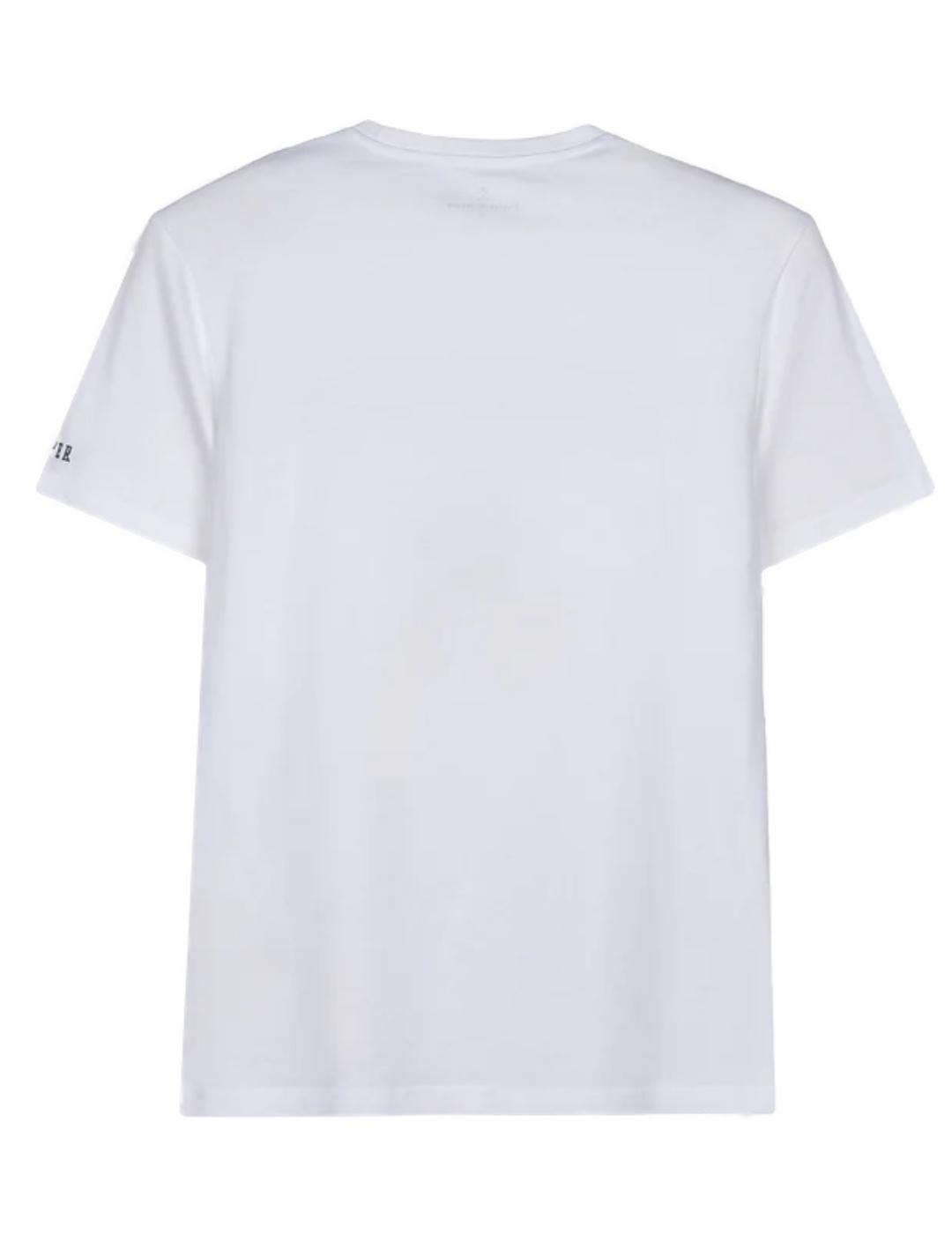 Camiseta Harper Retro blanco manga corta para hombre