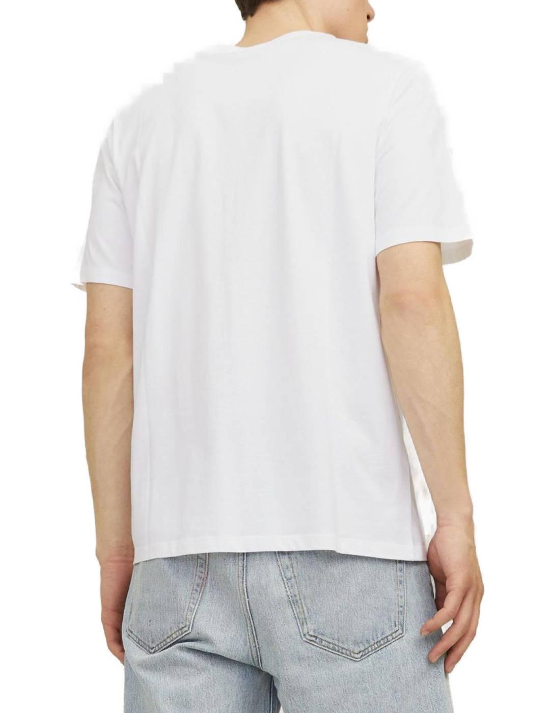 Camiseta Jack&Jones Tiley blanco manga corta para hombre