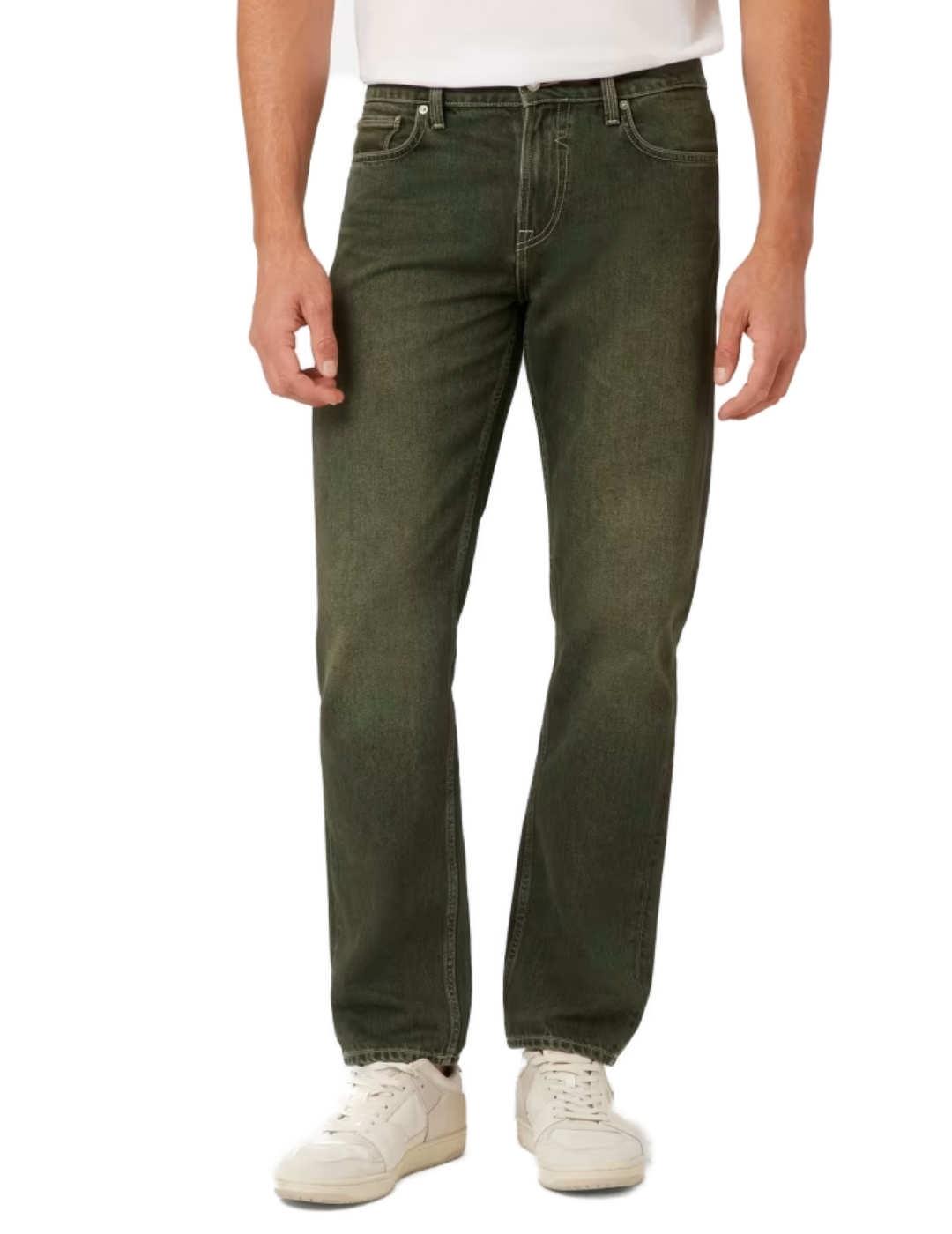 Pantalón vaquero Guess corte slim Angels verde para hombre