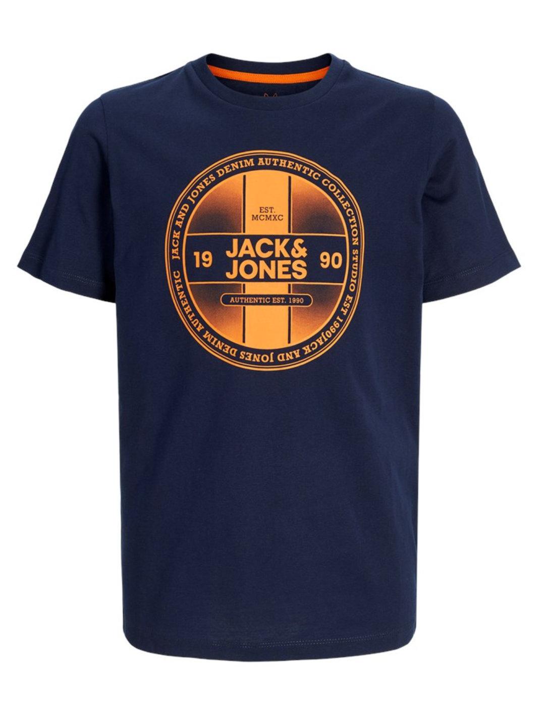 Camiseta Jack&Jones Junior Rio marino manga corta para niño