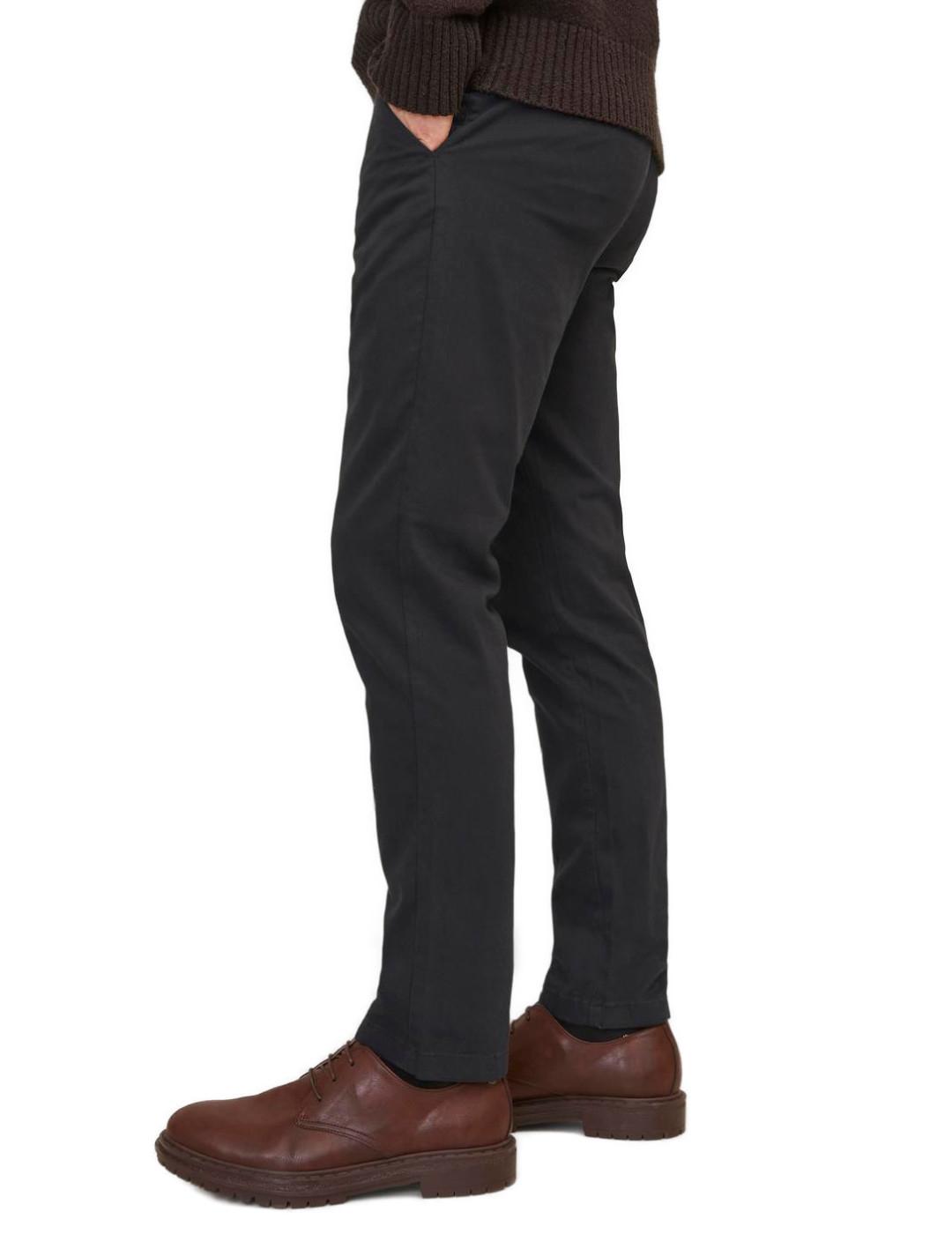 Pantalón chino Jack&Jones Marco negro slim para hombre