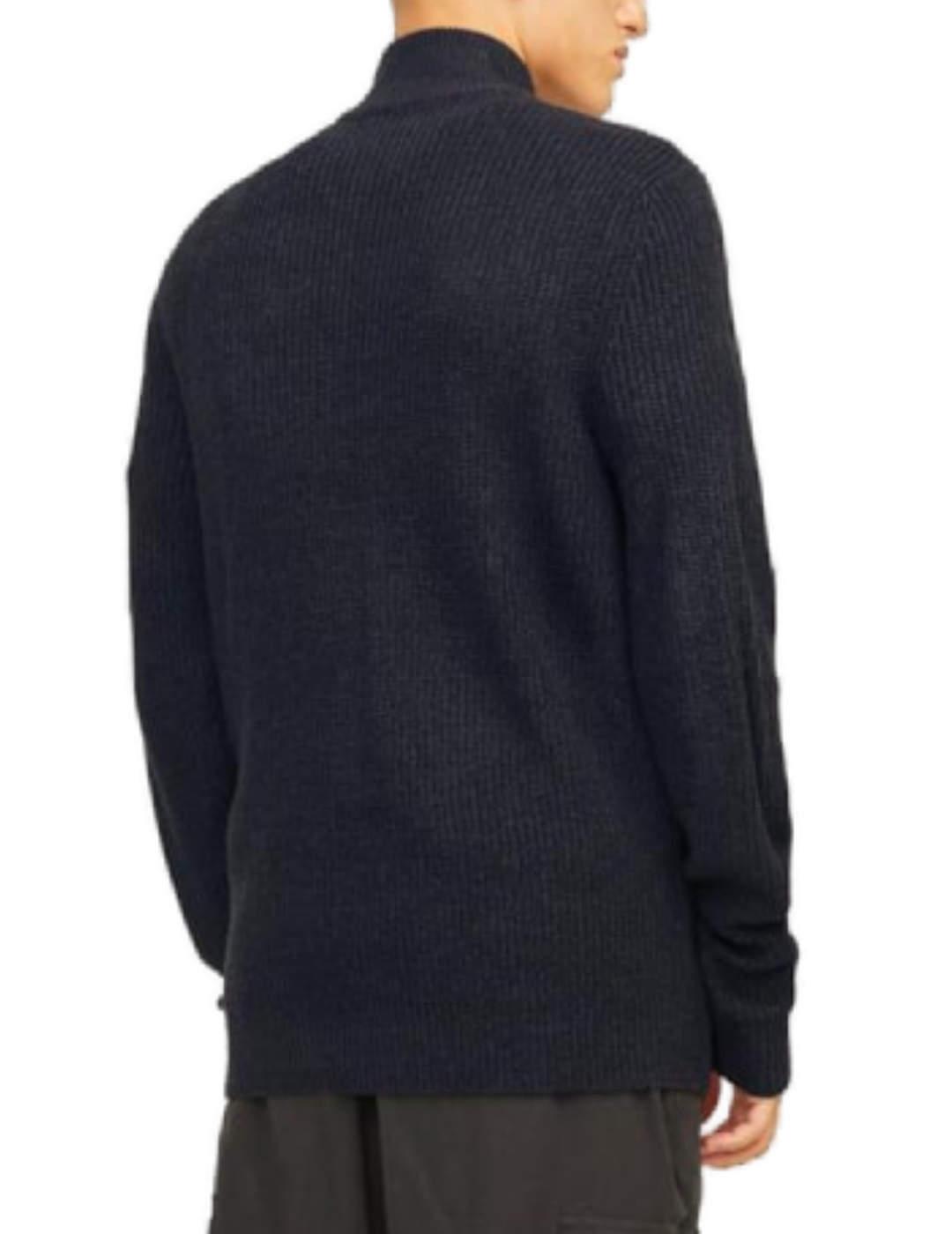 Cárdigan Jack&Jones Lewis marino cremallera para hombre