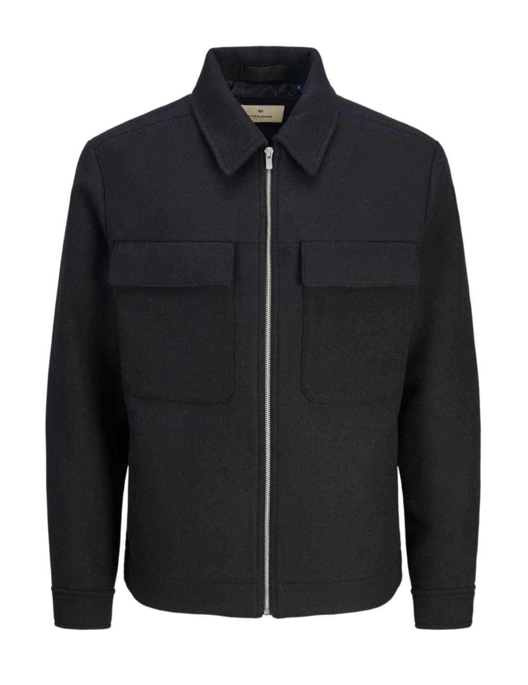 Chaqueta de paño Jack&Jones Russel negro para hombre