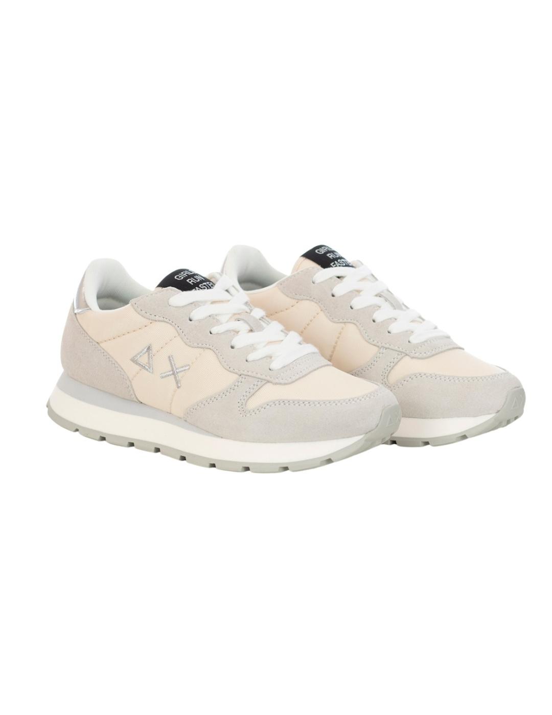 Zapatillas deportivas Sun68 Ally Gold beige para mujer