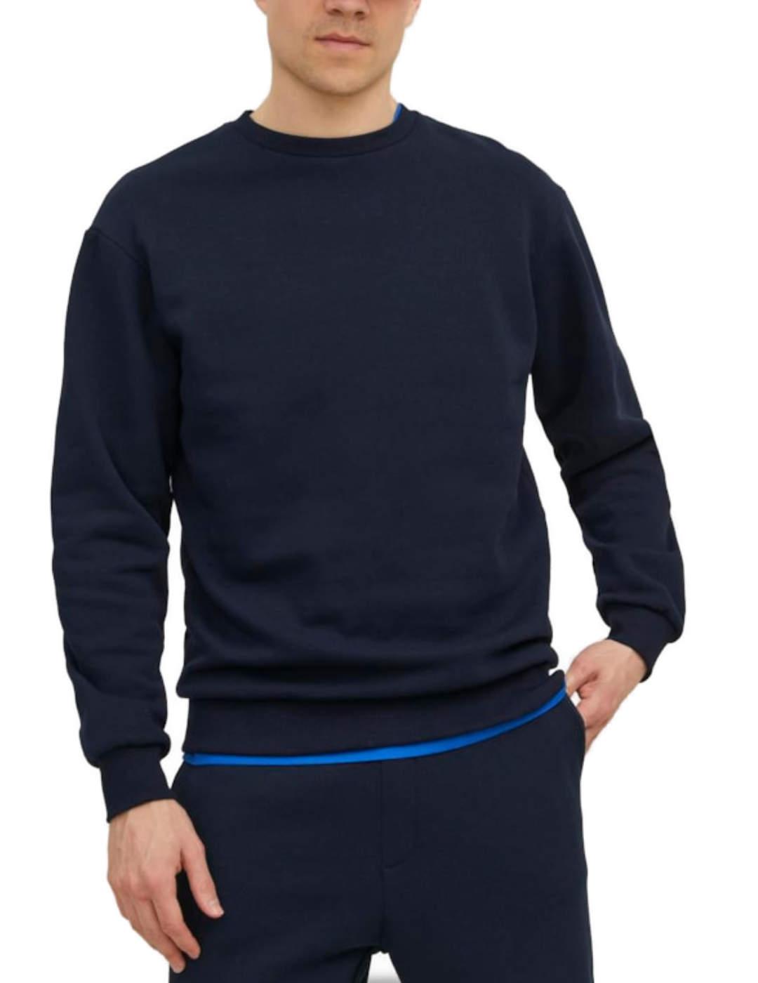 Sudadera Jack&Jones Radley azul marino para hombre