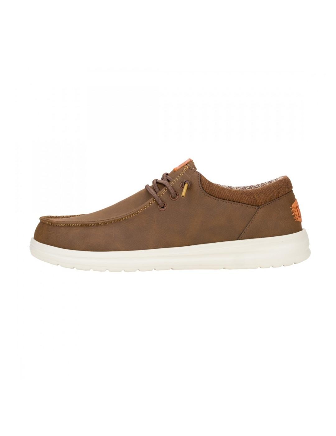 Mocasín Heydude Wally Classic marrón básico para hombre