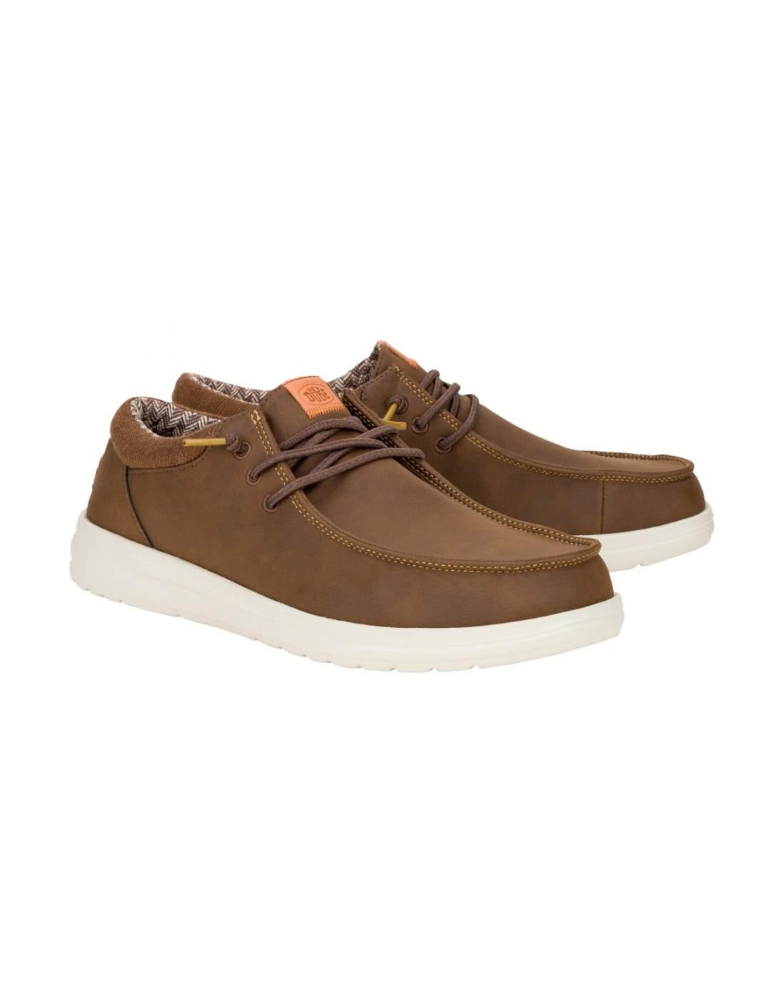 Mocasín Heydude Wally Classic marrón básico para hombre