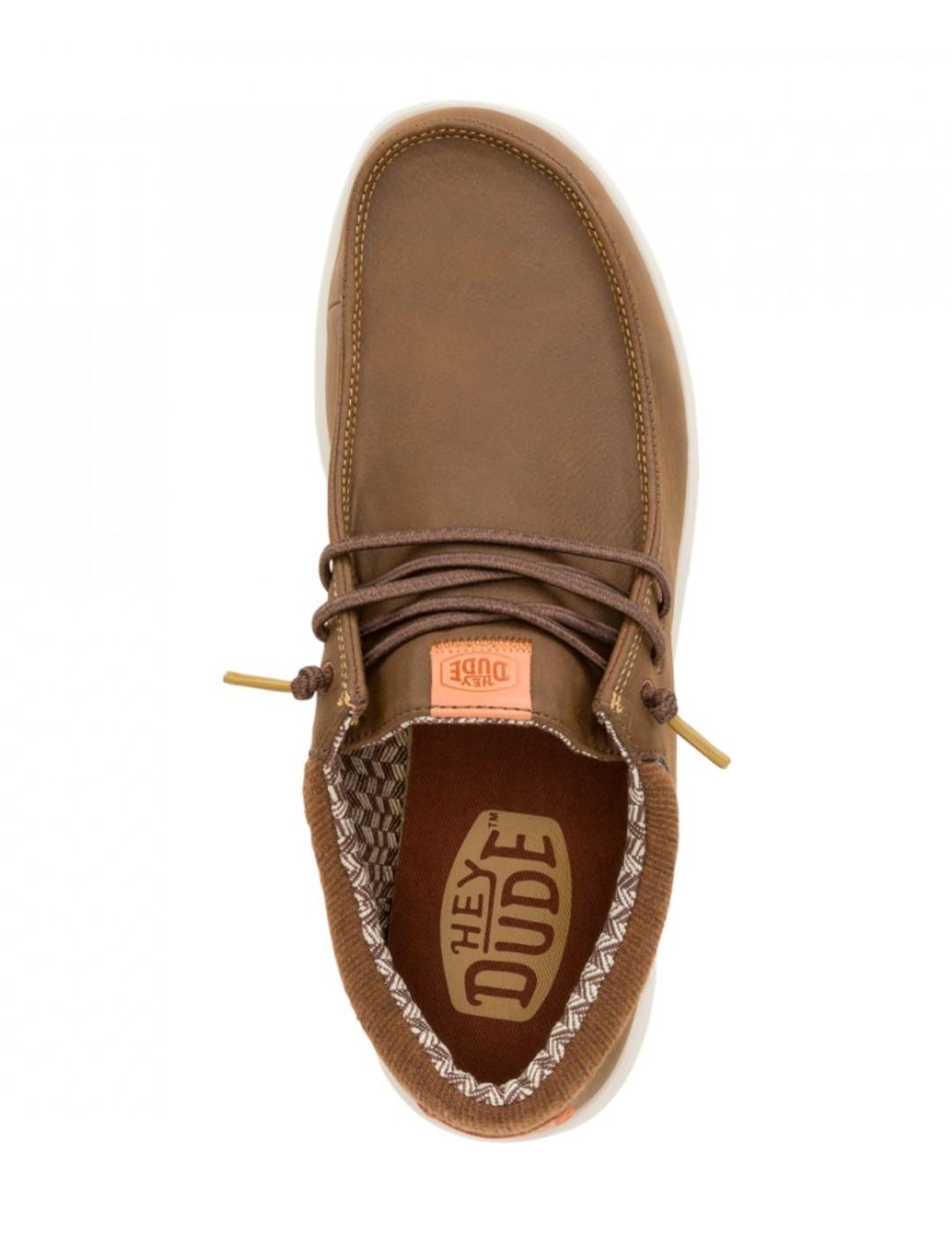 Mocasín Heydude Wally Classic marrón básico para hombre