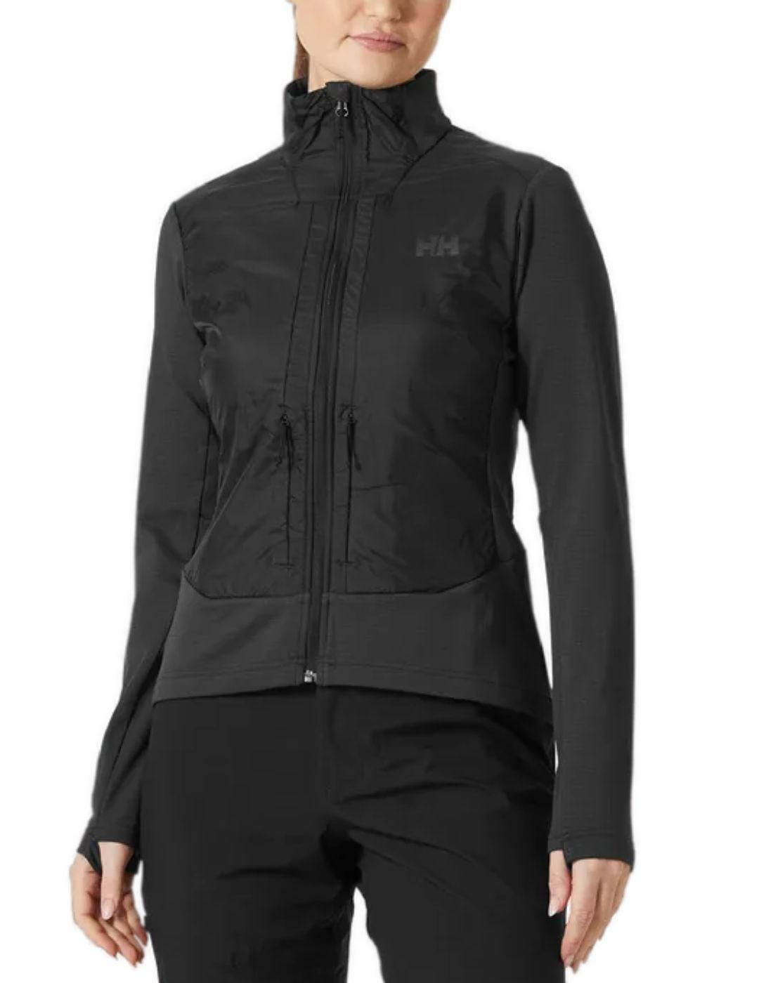 Chaqueta deportiva Helly Hansen Hybrid negro de mujer