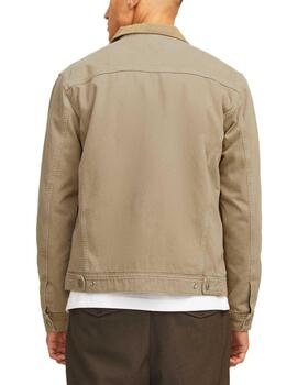 Chaqueta vaquera Jack/df01Jones Jean beige para hombre