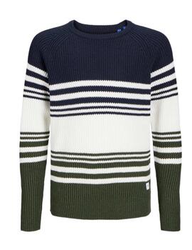 Jersey Jack&Jones Junior Pannel marino de punto para niño