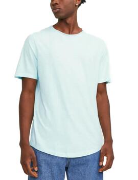 Camiseta Jack&Jones Basher verde agua manga corta de hombre