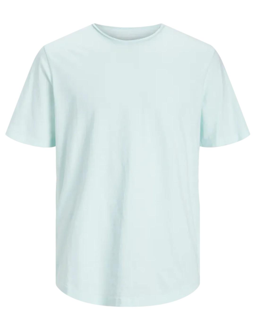 Camiseta Jack&Jones Basher verde agua manga corta de hombre