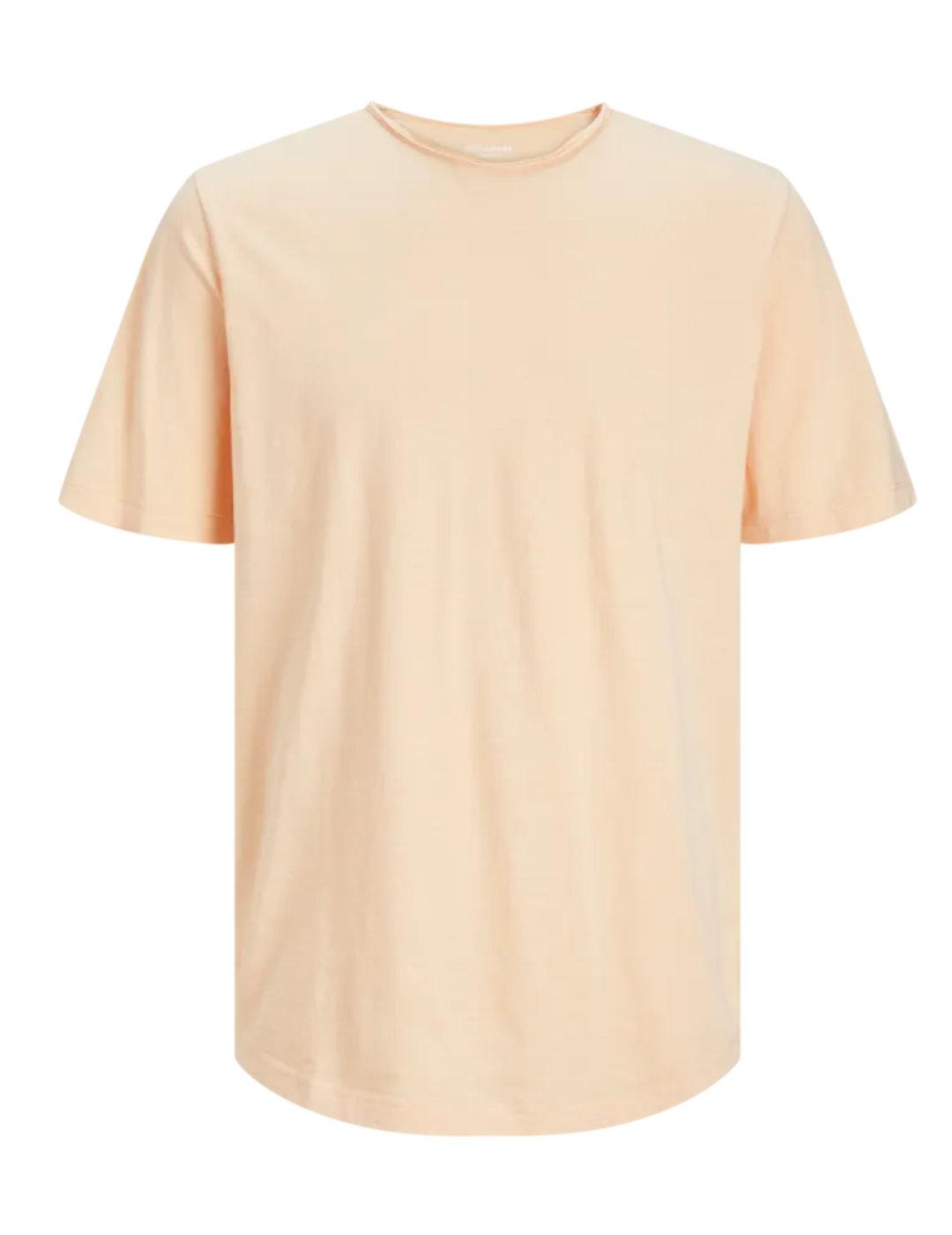 Camiseta Jack&Jones Basher naranja manga corta para  hombre