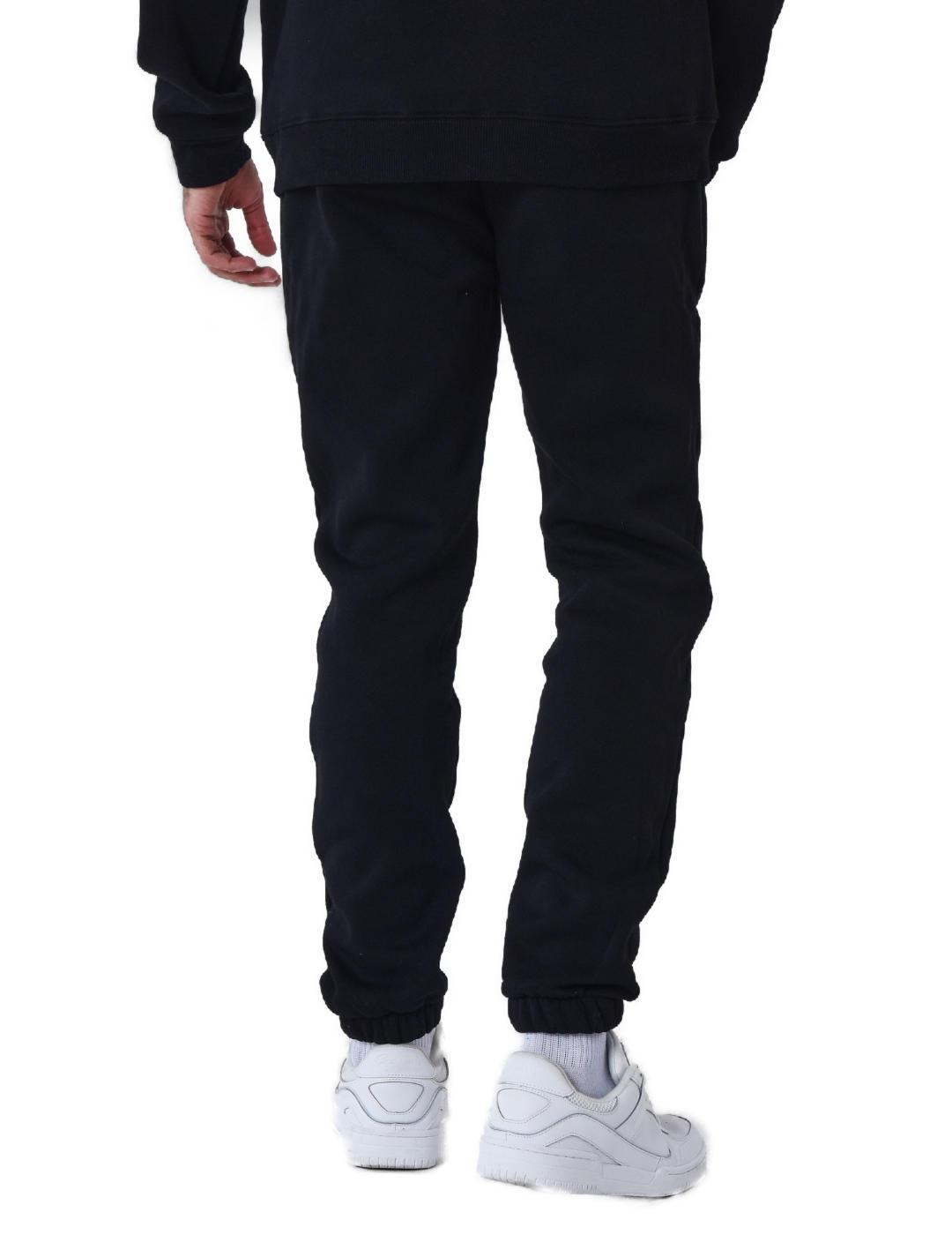 Pantalón de chándal ProjectXParis negro con puño para hombre