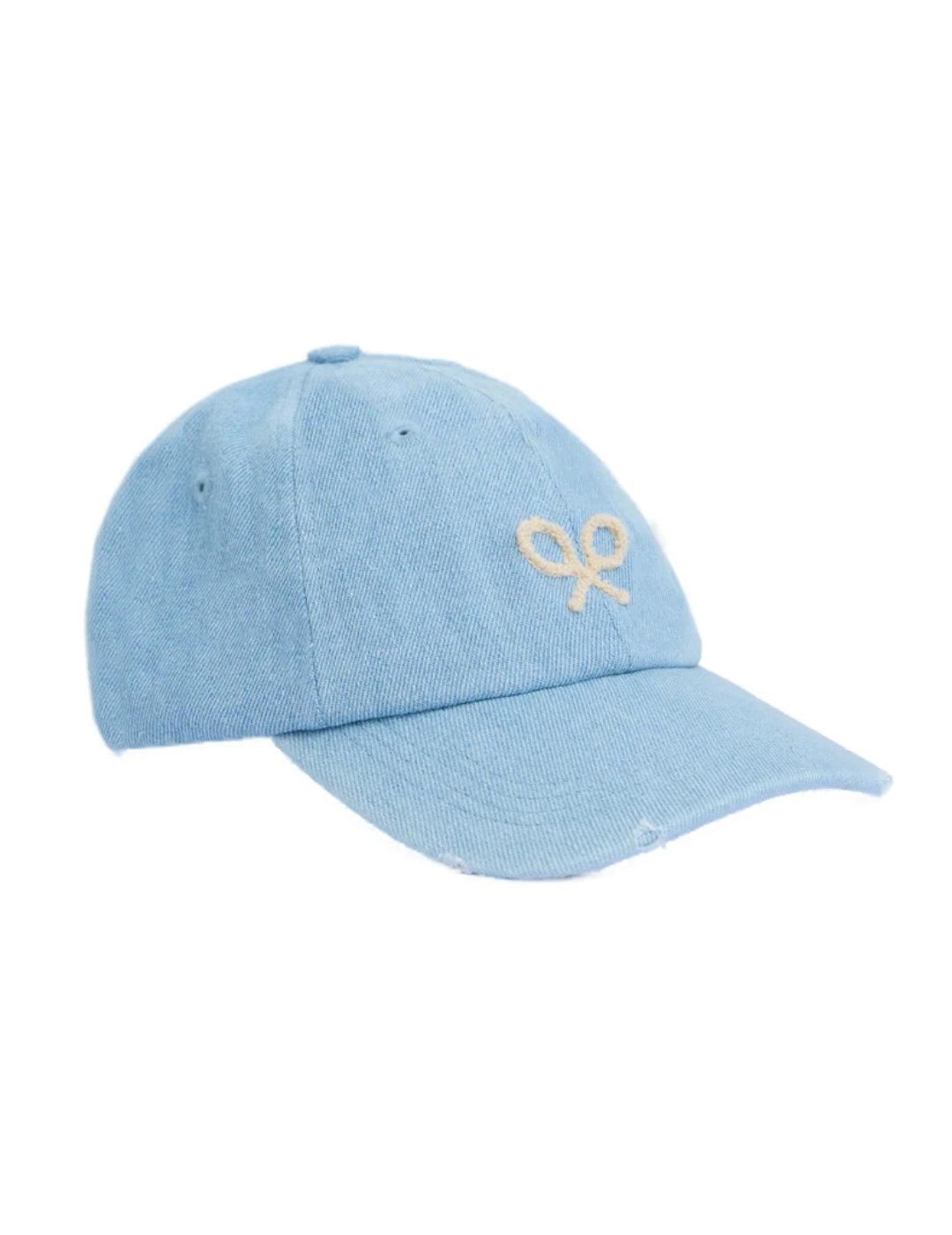 Gorra Silbon logo raquetas denim claro ajustable unisex