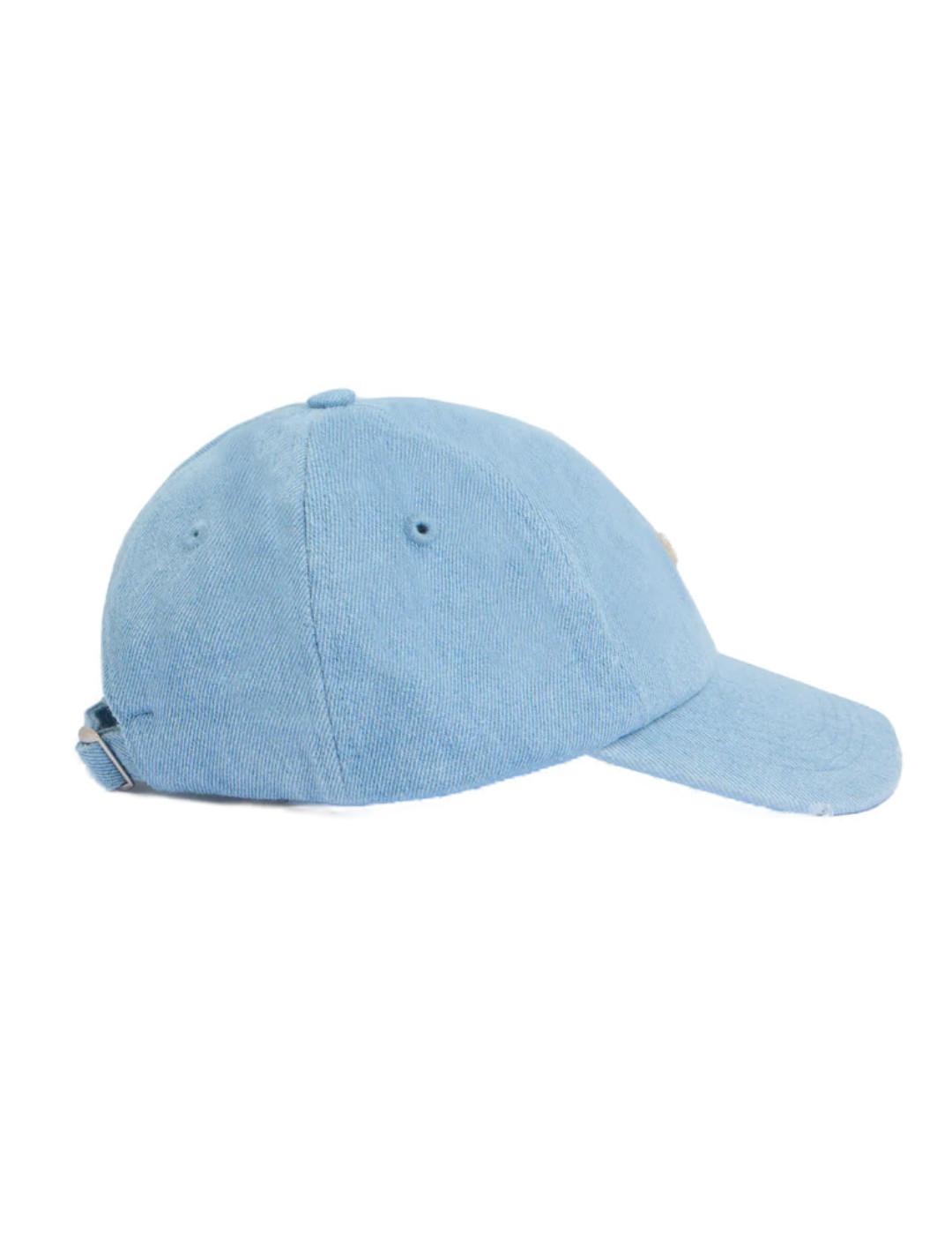 Gorra Silbon logo raquetas denim claro ajustable unisex