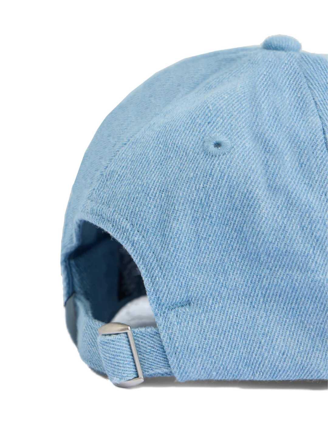 Gorra Silbon logo raquetas denim claro ajustable unisex