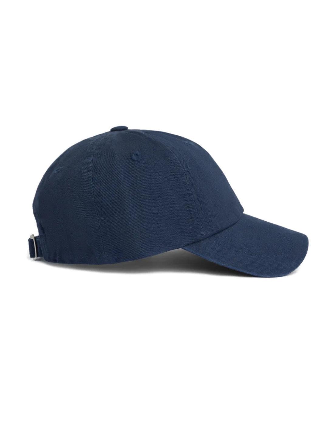 Gorra Silbon básica azul marino con logo pequeño unisex