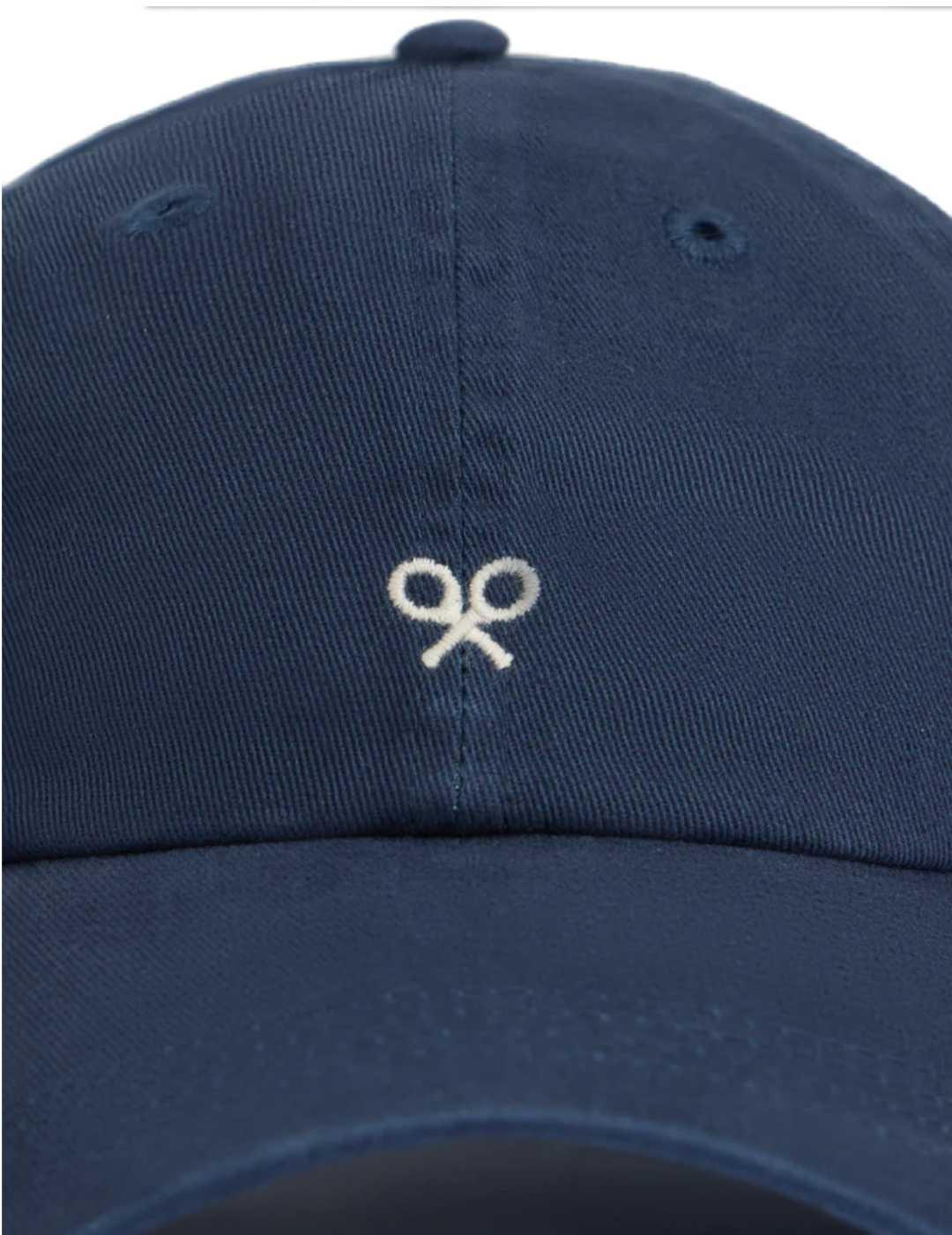 Gorra Silbon básica azul marino con logo pequeño unisex