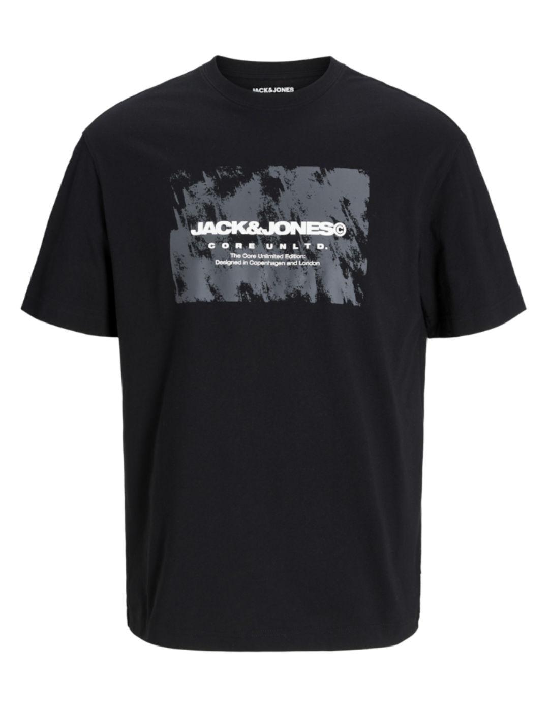 Camiseta Jack&Jones Aero negro manga corta para hombre