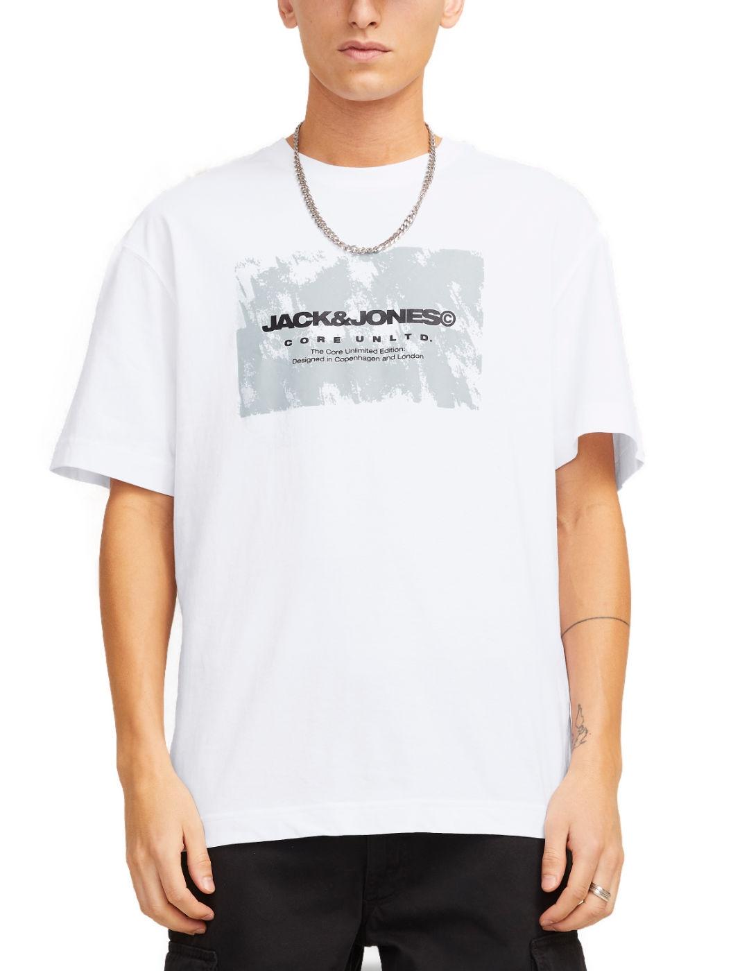 Camiseta Jack&Jones Aero blanco manga corta para hombre